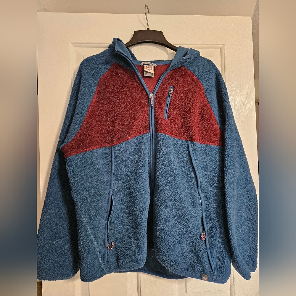 Avalanche Fuzzy Zip Up Jacket with Hood